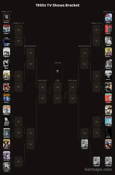 1950s TV Shows Bracket