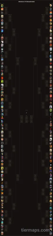 Adventure TV Shows Bracket