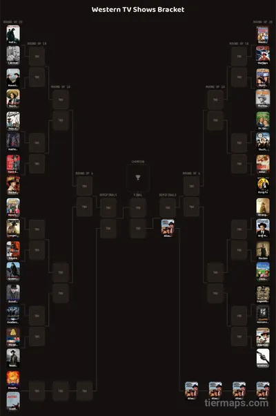 Western TV Shows Bracket